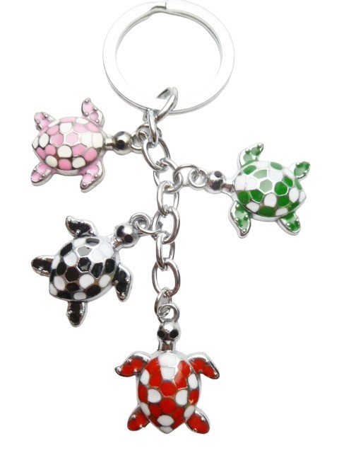 Assorted Color Turtle Keychain